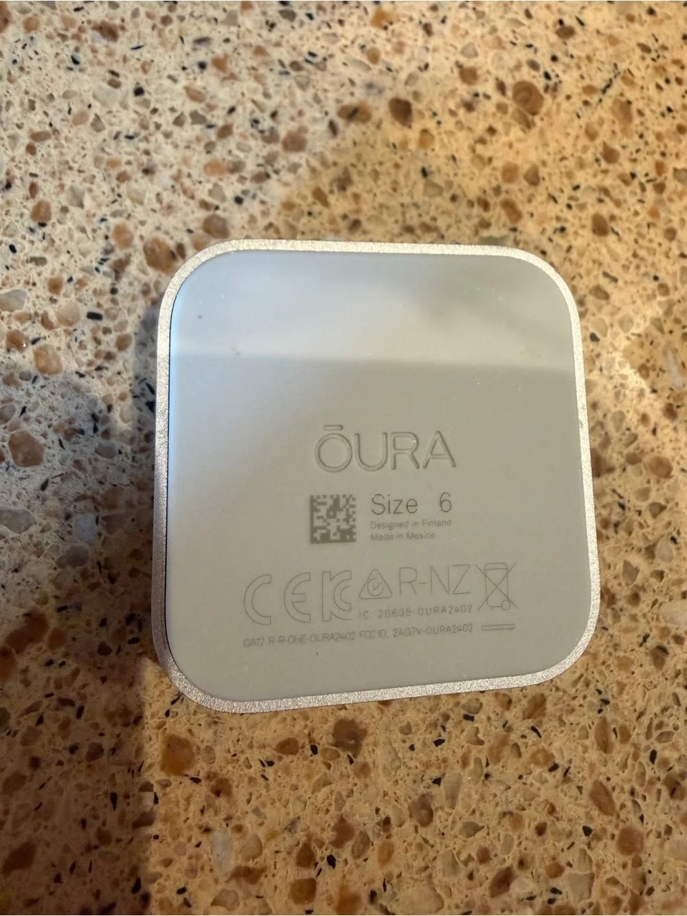 Oura Ring Silver Generation 4 Size 6